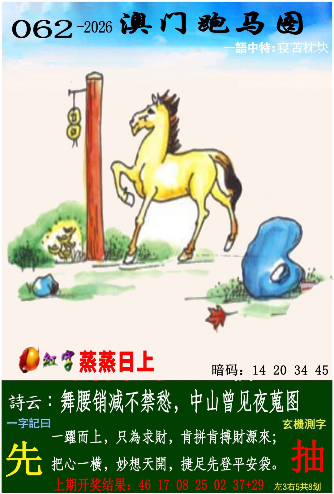 062期跑马图[图]