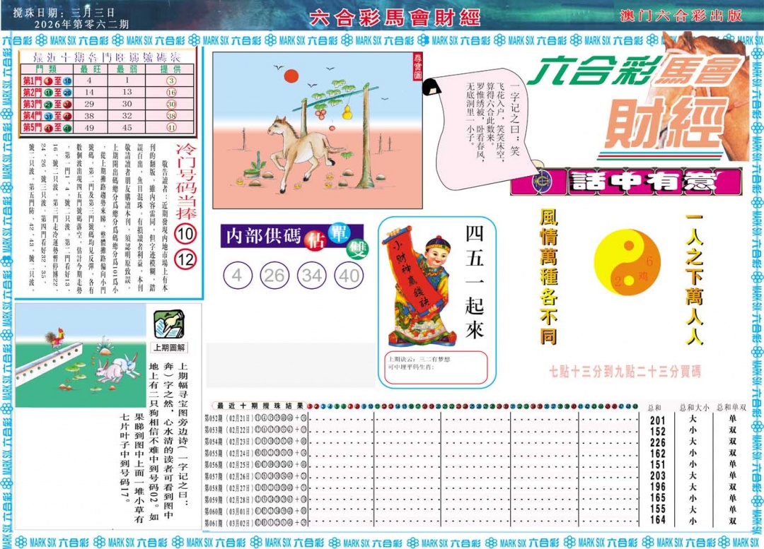 062期马会财经A[图]