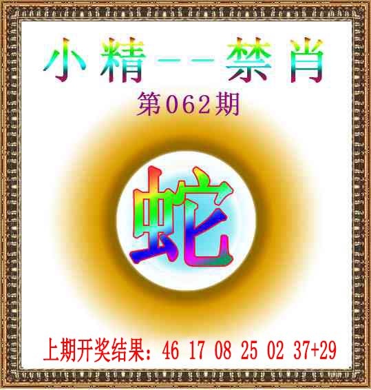 062期小精禁肖[图]