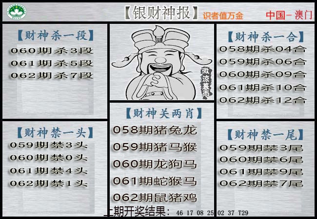 062期银财神[图]
