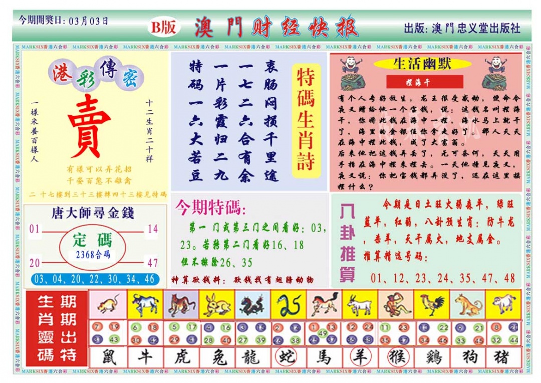 062期财经快报B[图]