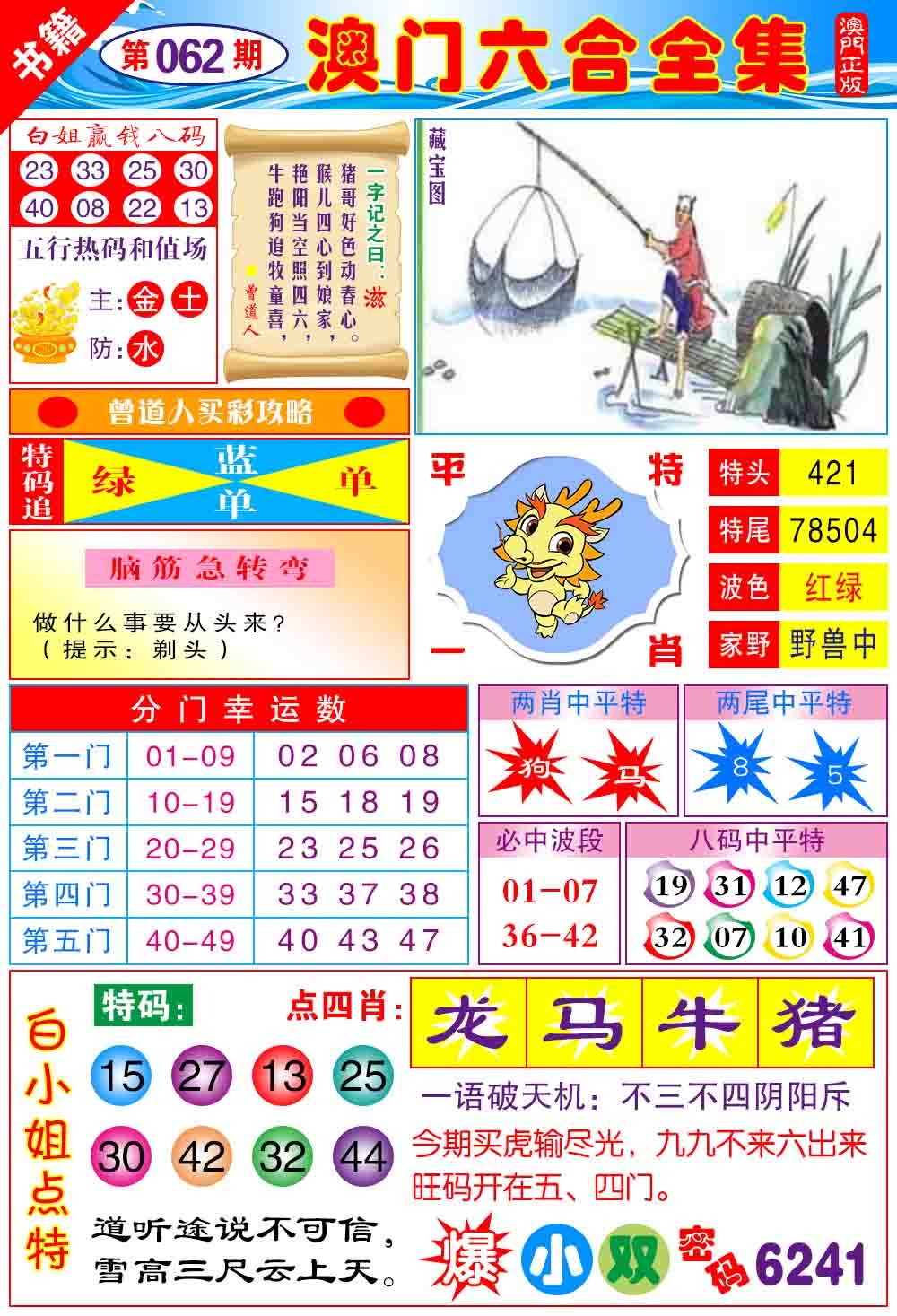 062期澳门全集六合[图]