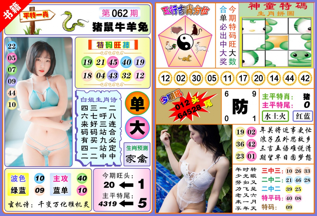 062期澳门五行白姐[图]