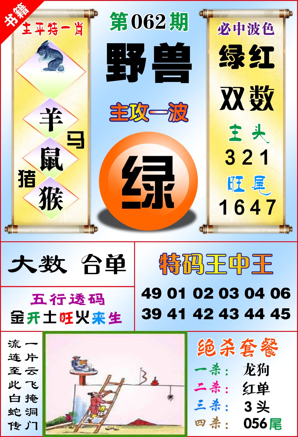 062期澳门绝杀来料[图]