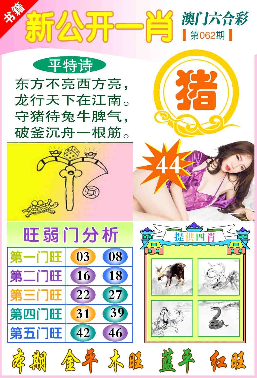 062期新公开一肖[图]
