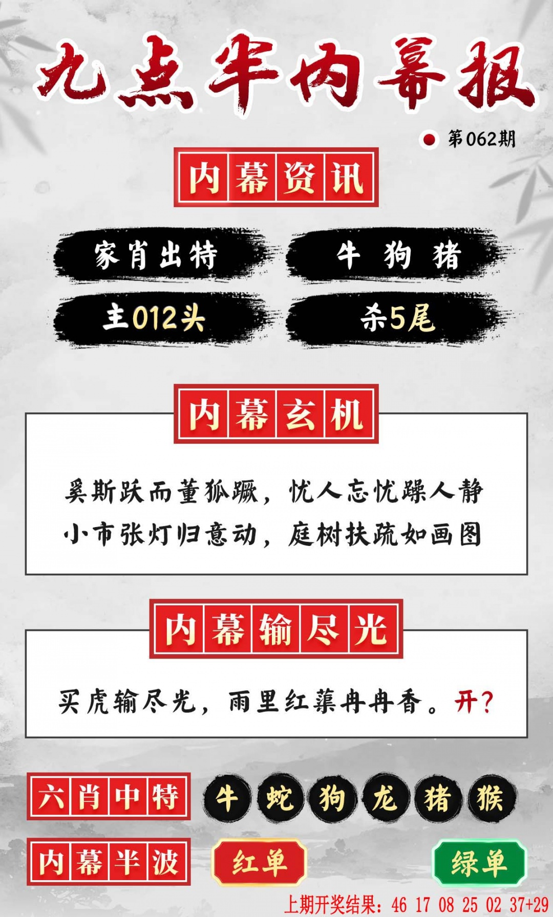 062期九点半内幕报[图]