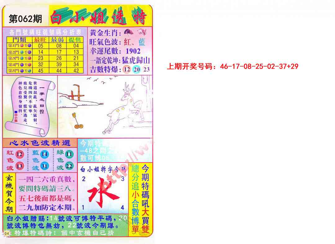 062期白小姐透特[图]