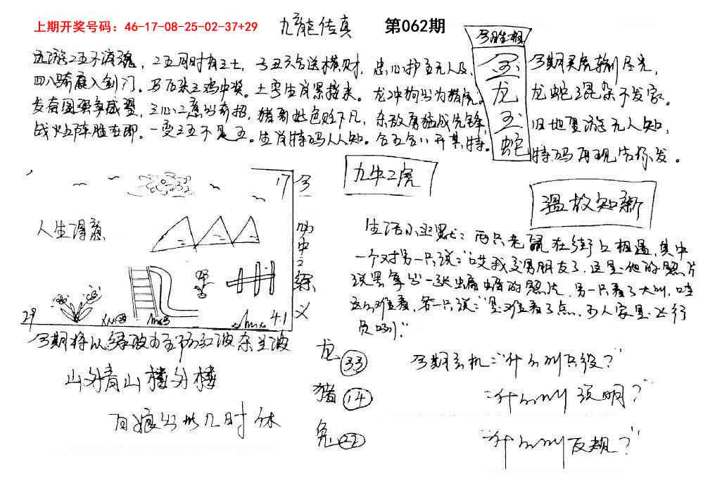 062期手写九龙内幕[图]