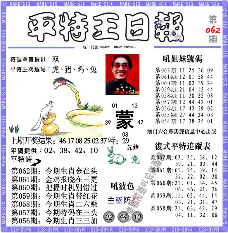 062期平特王日报[图]