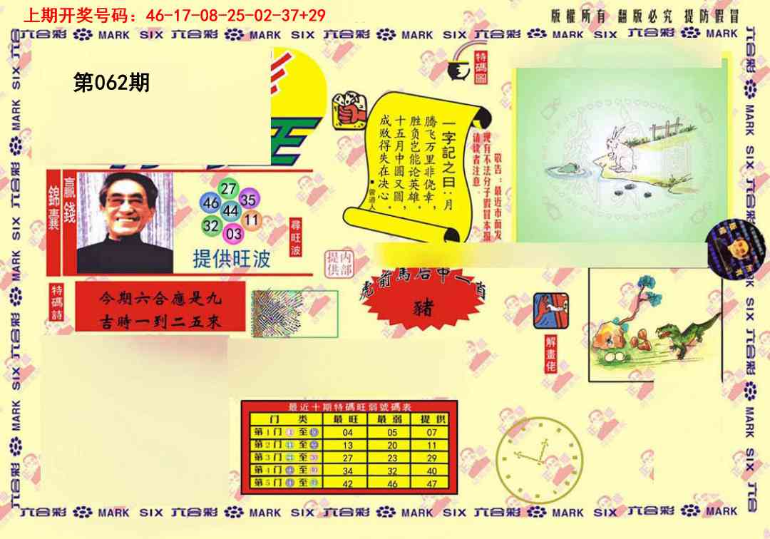 062期心水特码(信封)[图]