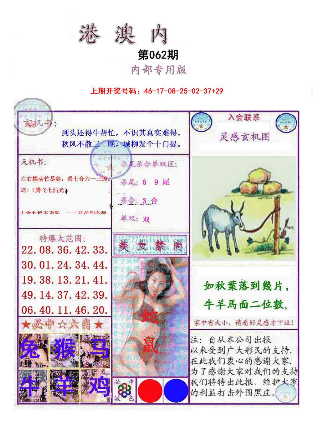 062期港澳内幕报[图]