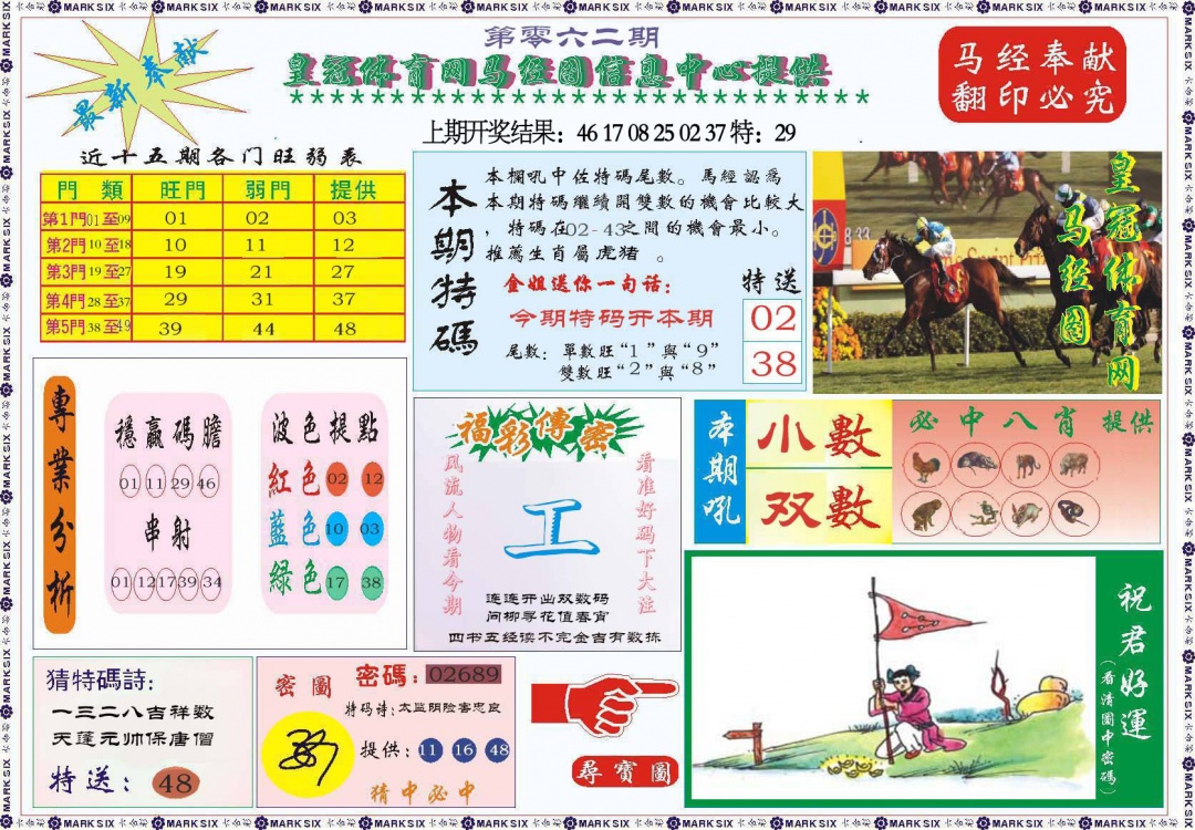 062期体育网马经图[图]
