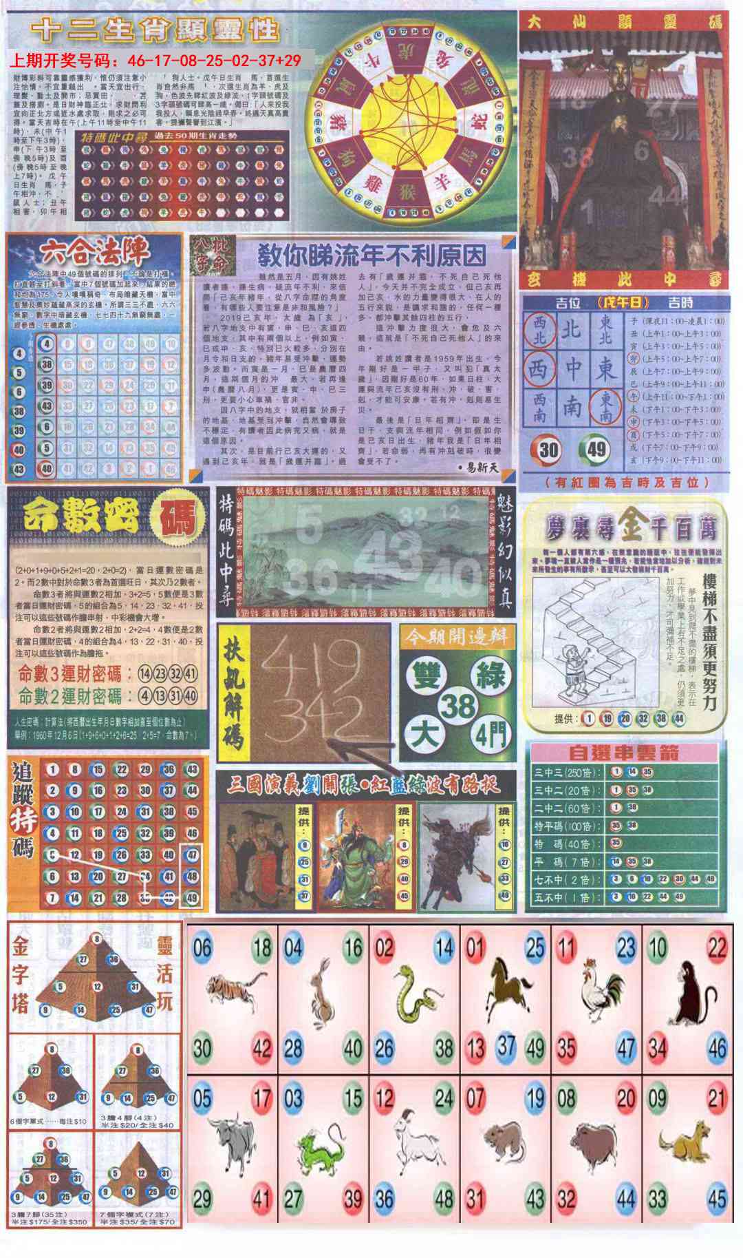 062期新报跑狗-2(背面)[图]