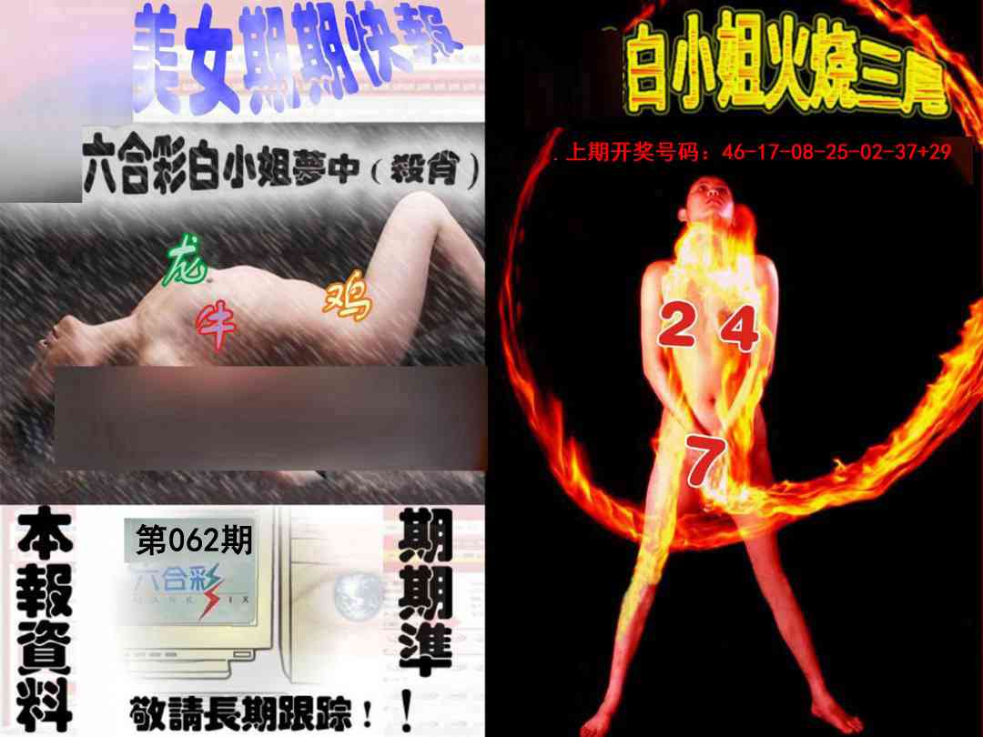 062期环球美女特码报[图]