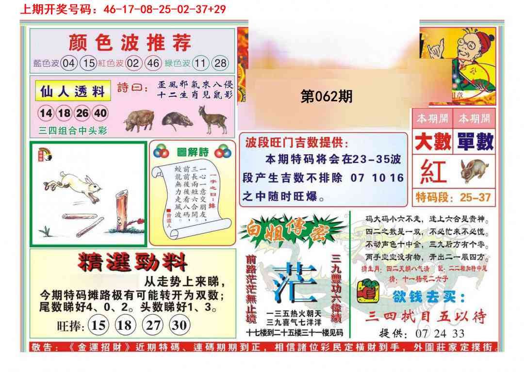 062期金运招财[图]