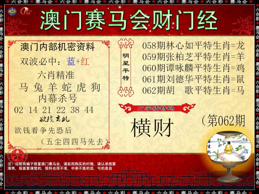 062期财门经[图]