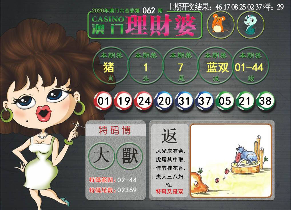 062期澳门理财婆[图]