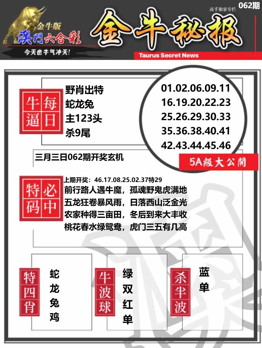 062期金牛秘报A[图]