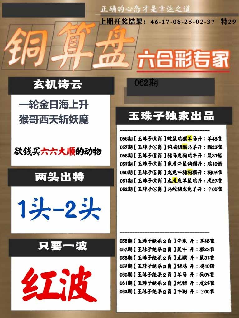 062期白小姐心水[图]