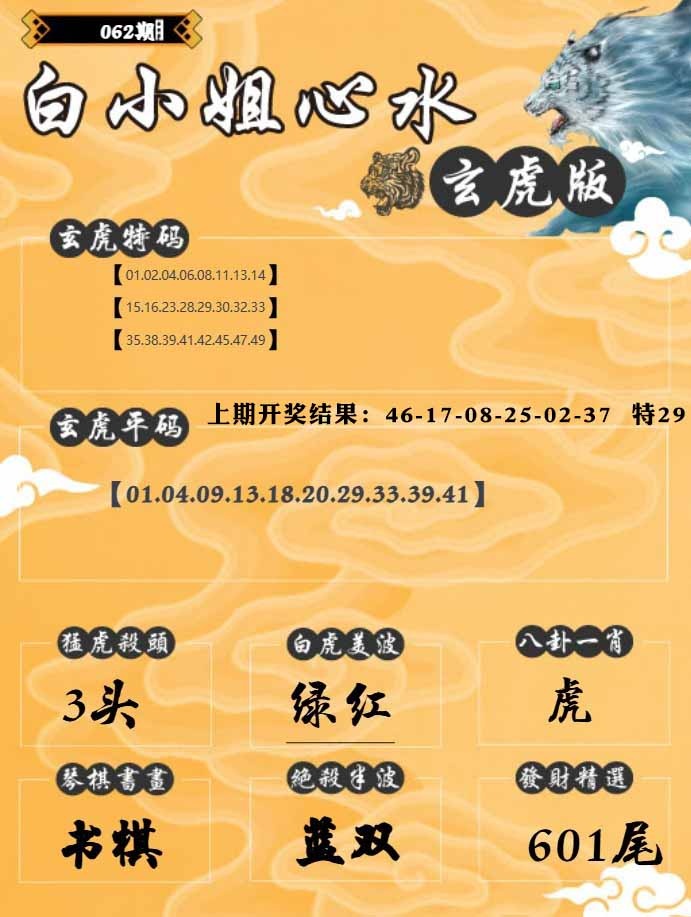 062期白小姐玄虎[图]